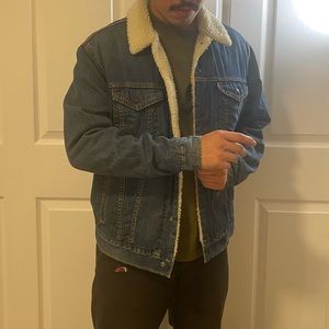 Levis Sherpa Lined Trucker Jacket